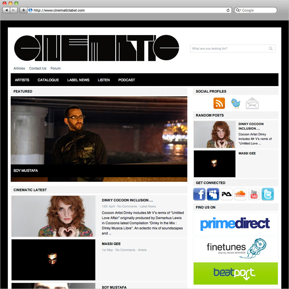 Cinematic Label